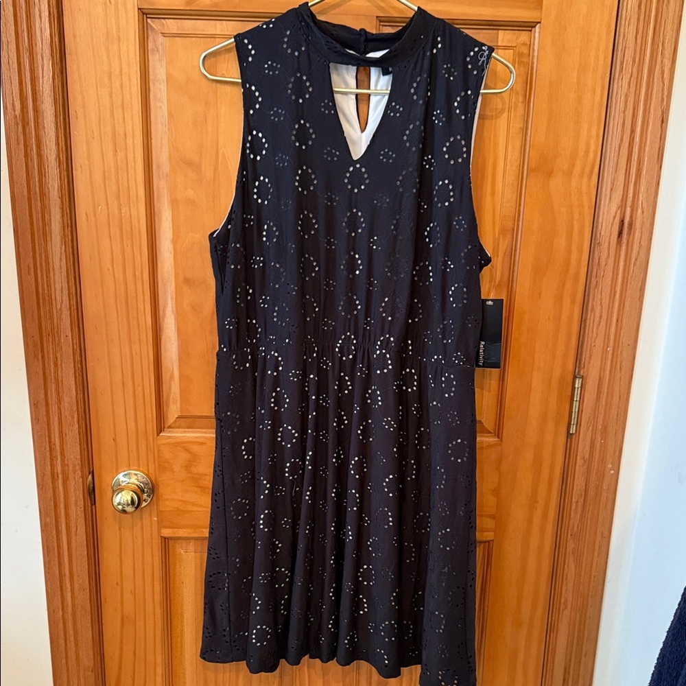 Relativity Black Sleeveless Dress NWT